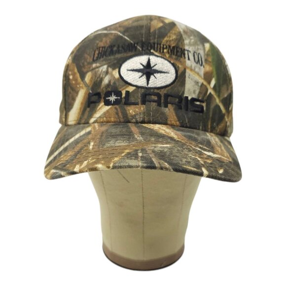 Realtree Chickasaw Equipment Camo Snapback Cap Trucker Baseball Hunting Hat - Picture 9 of 14